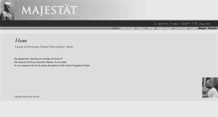 Desktop Screenshot of majestaet.com